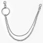 Hip-hop pants chain female detachable double-layer pants hanging chain decoration punk belt trousers chain INS metal accessories