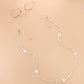 Jewelry Ladies Love White Rice Beads Fashion Glasses Chain Personality Simple Mask Accessories