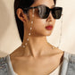 Baroque special-shaped pearl handmade mask chain fashion ins hanging chain anti-lost anti-drop glasses chain