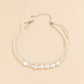 Jewelry Retro Imitation Pearl Stacked Baroque Necklace Niche Bead Chain Versatile Necklace Women