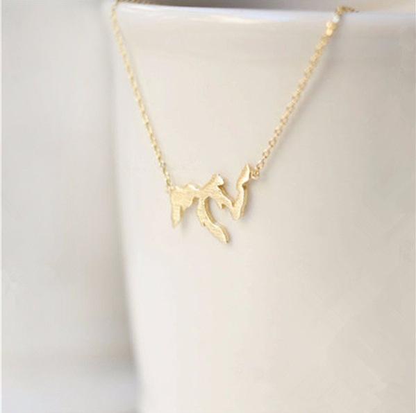 Explosive Jewelry Great Lakes Michigan Map Necklace Ladies Pendant