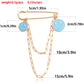 Jewelry Hip Hop Blue Smiley Tassel Brooch Accessories Female Creative Trendy Pin Pendant