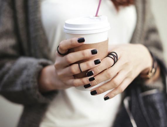 Jewelry Matte Black Fashion Hipster Knuckle Ring Index Finger Female Ring Three-piece Ring