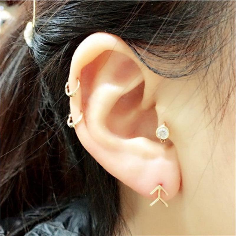 Pop Jewelry Sweet Cupid's Arrow Stud Earrings One Arrow Earrings