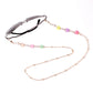 Mask hanging chain glasses chain fashion butterfly pearl decorative glasses anti-drop hanging chain