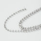 N9681 creative full diamond necklace exaggerated claw chain integrated necklace earrings French light luxury retro necklace
