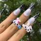 Jewelry simple rice beads weaving cute handmade animal tail ring ring niche cartoon ring female