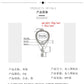 Jewelry punk key chain heart-shaped necklace female personality diamond-encrusted dragon-shaped rose multi-element necklace