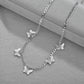 Fashion Retro Necklace Clavicle Chain Temperament Twill Butterfly Necklace Accessories