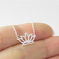 Fashion Jewelry Yoga Accessories Lotus Pendant Necklace