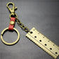 Accurate 5cm scale key chain cowhide middleware connection dog buckle key ring Korean wave jewelry bag pendant