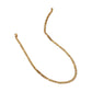 Men's Stainless Steel Titanium Steel Plated 18K Gold Short Necklace Simple and Elegant Clavicle Chain Accessories Year