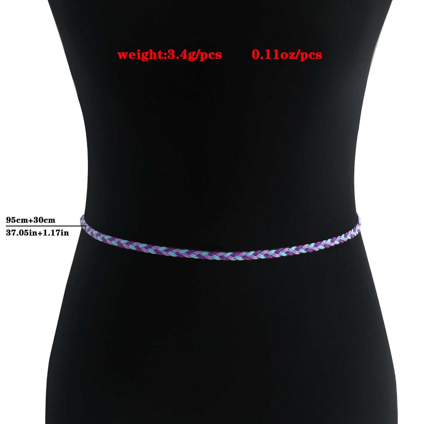 Jewelry Handwoven Ocean Adjustable Waist Chain Women's Waist Belt Women's Decorative High-end Sense