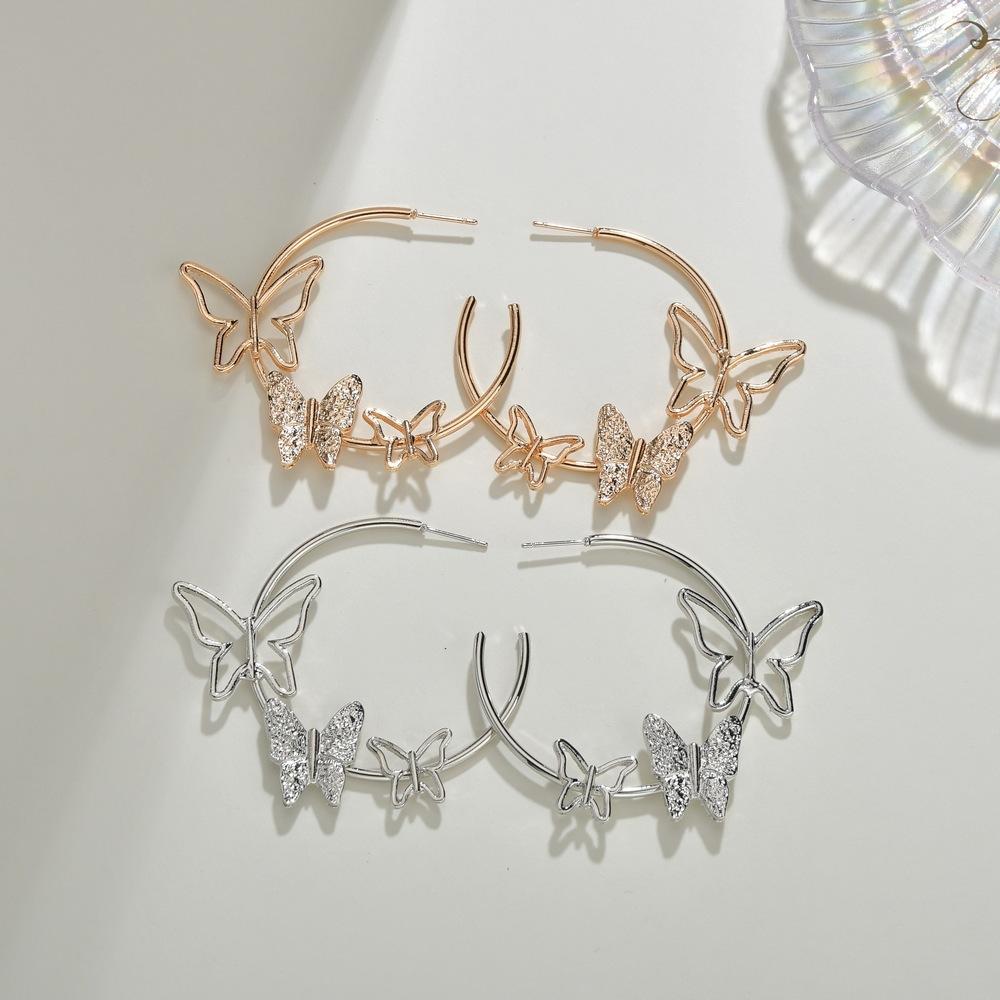 Summer Popular Butterfly Element Earrings Ornaments Simple and Popular Earrings