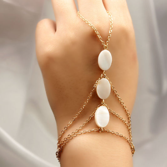 Jewelry three shells multi-layer mitten bracelet female beach creative bracelet jewelry