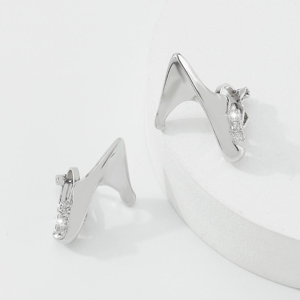 E1155 Jewelry Irregular Personality Diamond Earrings Trendy Street Style Earrings