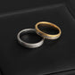 Jewelry stainless steel ring fashion simple couple striped titanium steel ring