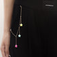 Jewelry tassel color five-pointed star pendant pants bag accessories female hip-hop geometric clothing pendant