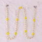 Mask anti-drop hanging chain smiling face yellow hanging neck mask rope anti-lost necklace glasses chain dual-use