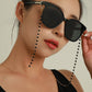 Ornament simple fashion black bead glasses chain ladies temperament multi-purpose mask non-slip lanyard