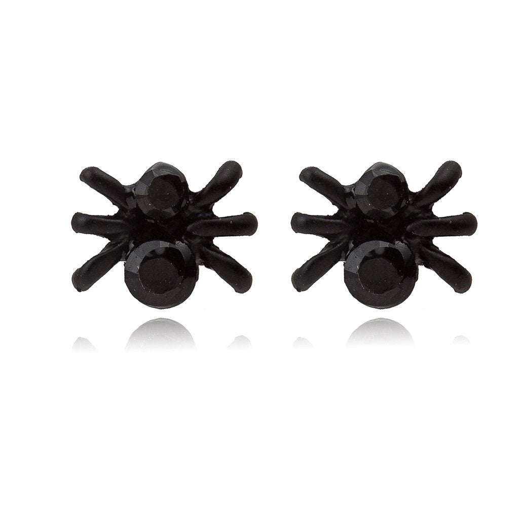 Fashion personality cute little spider stud earrings geometric earrings