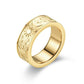 Fashionable sun, moon and stars titanium steel couple ring personality men's stainless steel ring