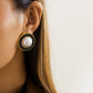 Jewelry Temperament Xiaoxiang Geometric Pearl Earrings Female Niche Indifferent Alien Oil Drop Earrings