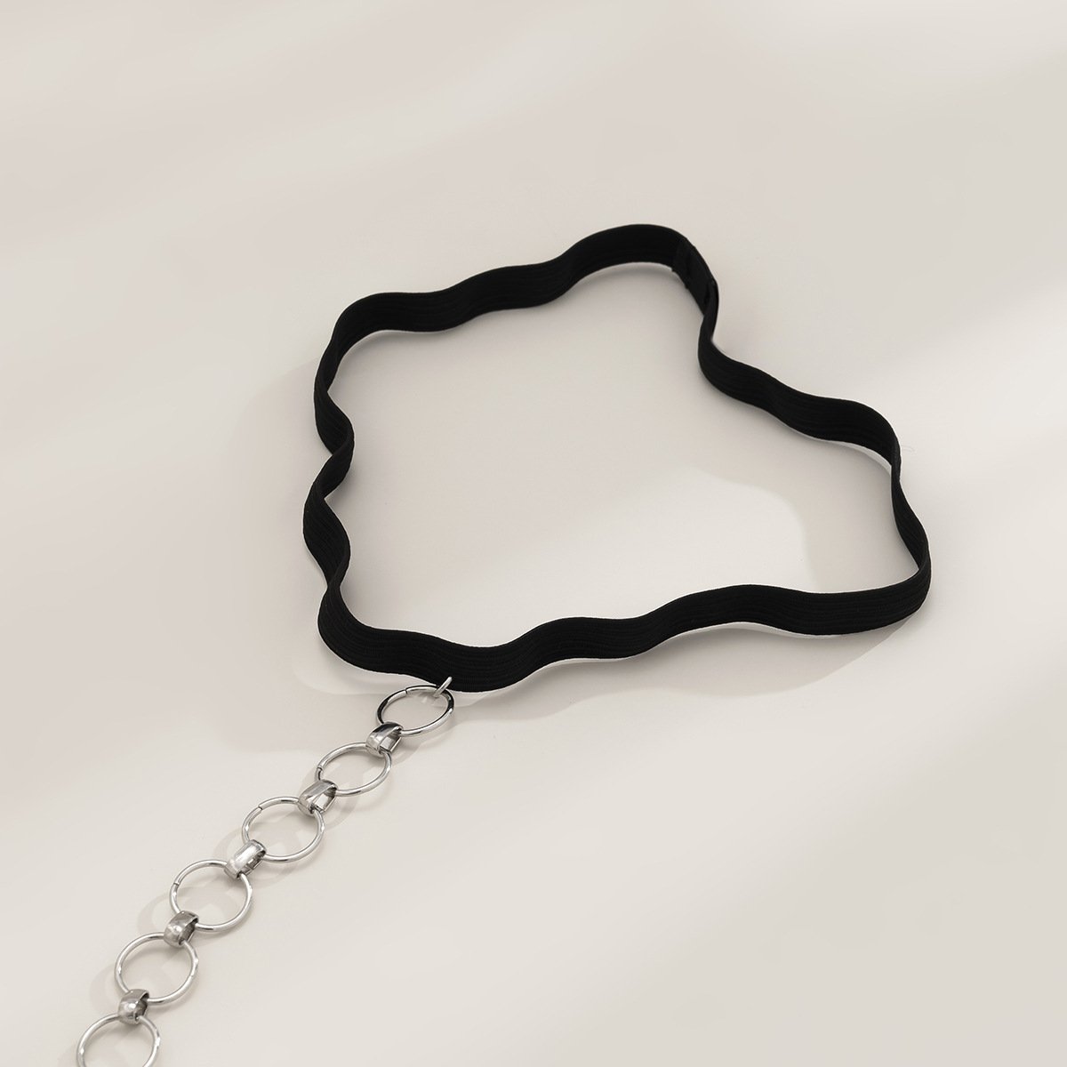 Jewelry Sexy Beach Night Body Chain Simple Elastic Ring Hollow Tassel Thigh Chain