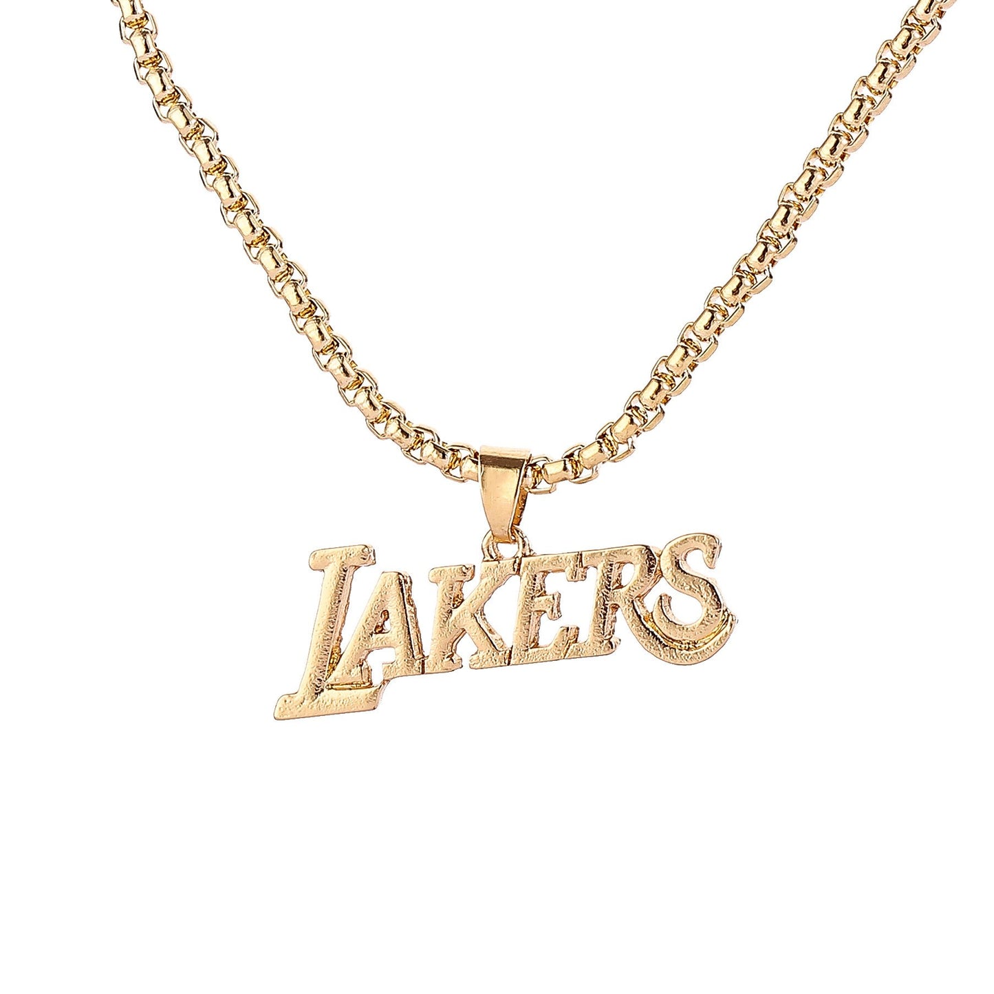 Black Mamba Kobe Bryant NBA Lakers logo LAKERS No. 24 commemorative pendant necklace male