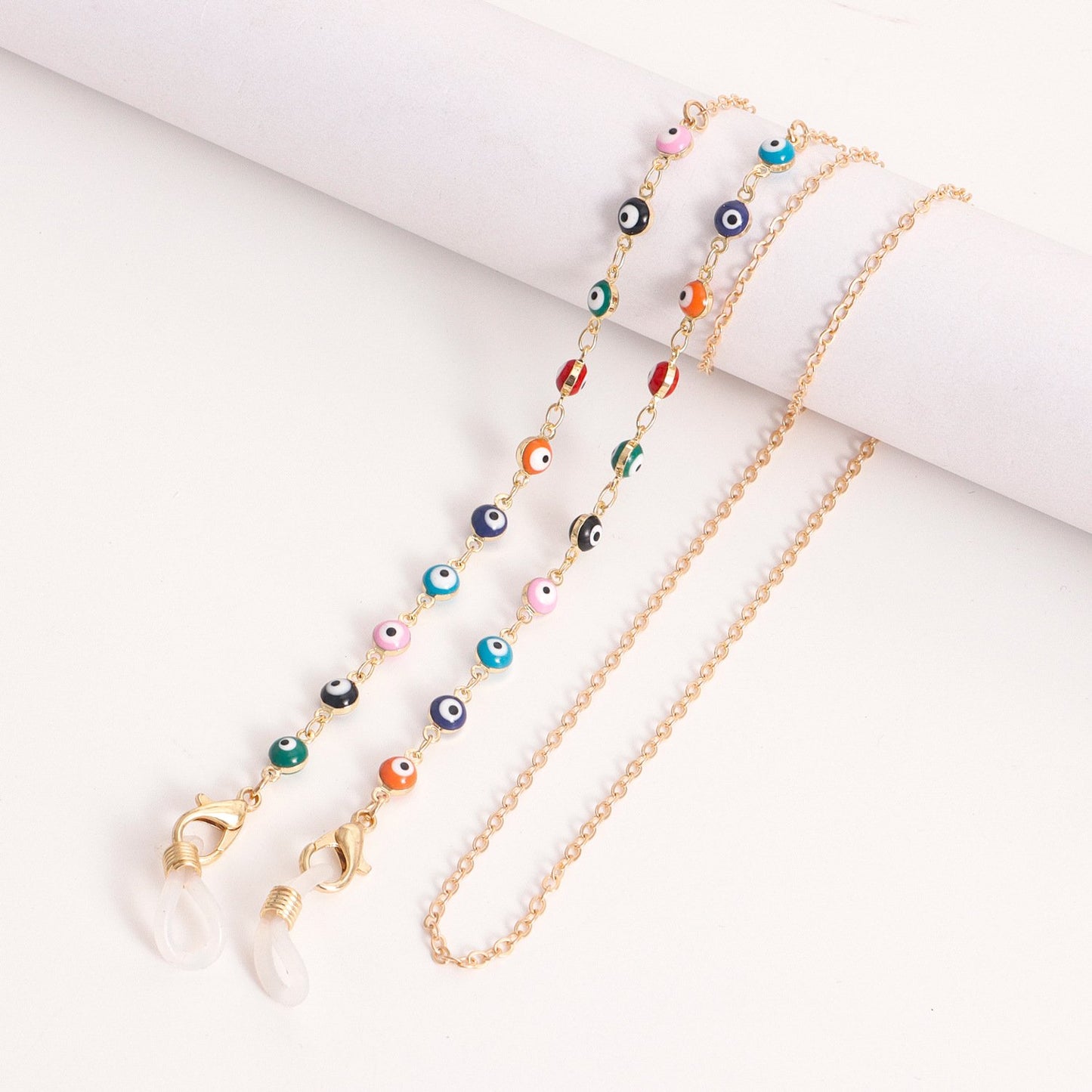Accessories Mask Chain Glasses Chain Metal Glasses Chain Devil's Eye Mask Chain
