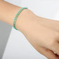 Green leaf bracelet female fashion creative niche design leaf bracelet fresh and sweet jewelry