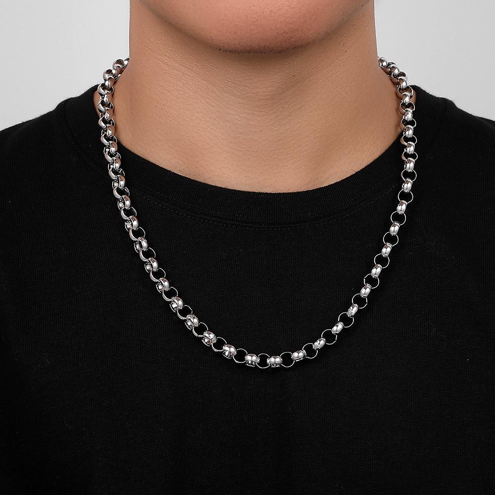 Internet celebrity bundi hip-hop men's chain simple personality cool men's necklace punk trend jewelry