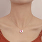 Jewelry ins imitation mother-of-pearl pendant necklace sweater chain indifferent niche design necklace