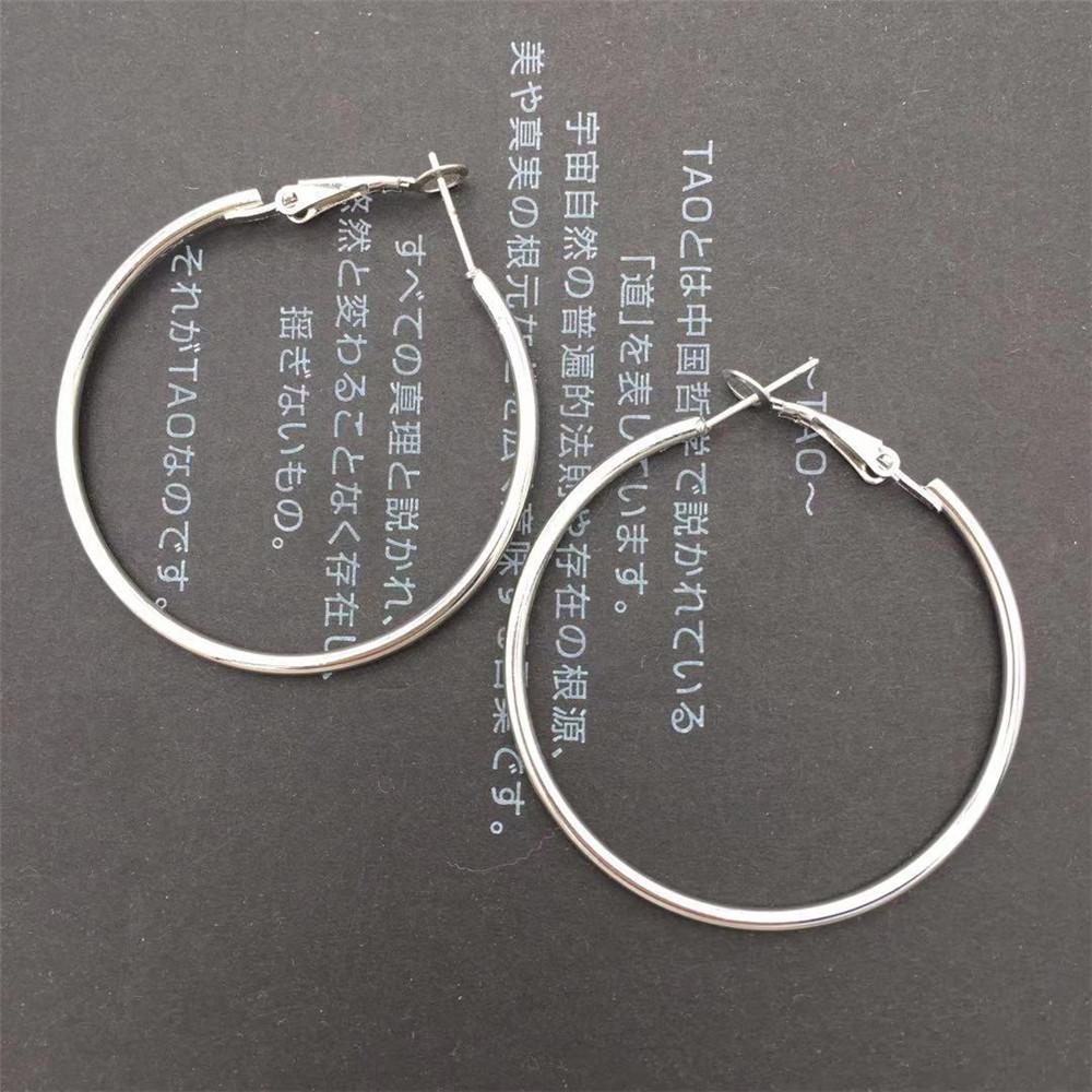 Fashion Exaggerated Alloy Earrings Earrings Circle Hoop Earrings Earrings