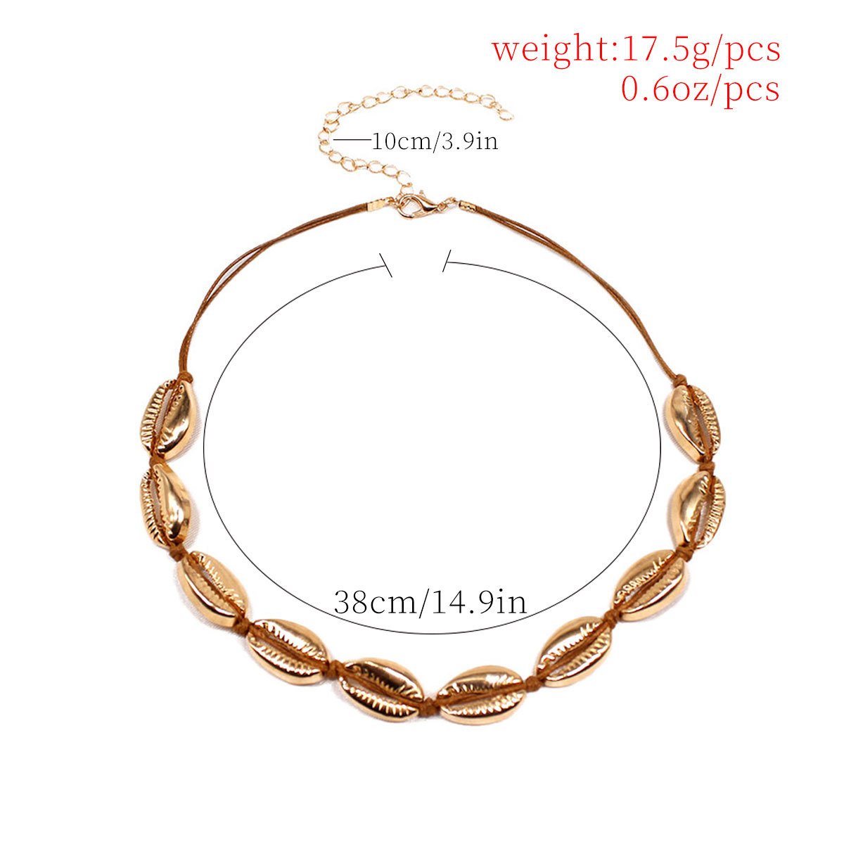 Jewelry bohemian fashion all-match necklace alloy shell necklace female