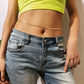 Simple metal snake bone chain waist chain metal chain summer and autumn fashion body chain navel chain accessories