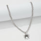 N957 Personality Spider Pendant Necklace Geometric Metal Chain Necklace Fashion Temperament Creative Clavicle Chain