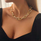 N8189 Exaggerated Thick Chain Necklace Female Fashion Resin Necklace Night Hip Hop Necklace