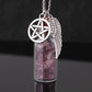 Jewelry Gravel Glass Bottle Pendant Fashion Creative Wings Pentagram Drifting Wishing Bottle Necklace