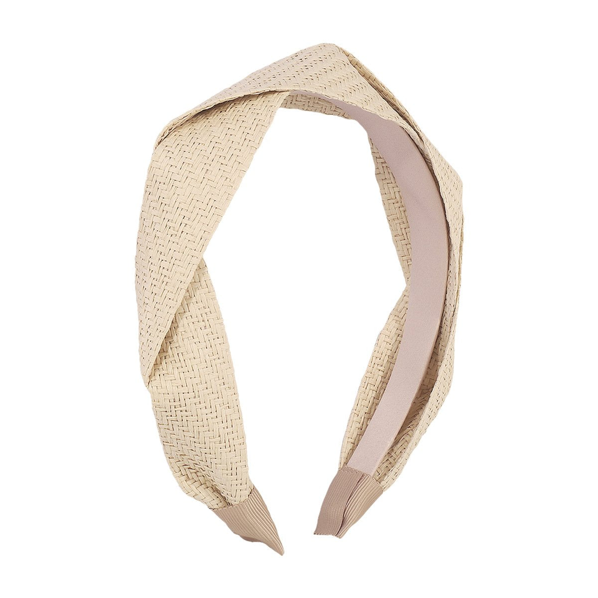 F484 Ethnic Hair Accessories Rhombus Cross Straw Fashion Headband Net Red Twist Braid Mori Headband Female
