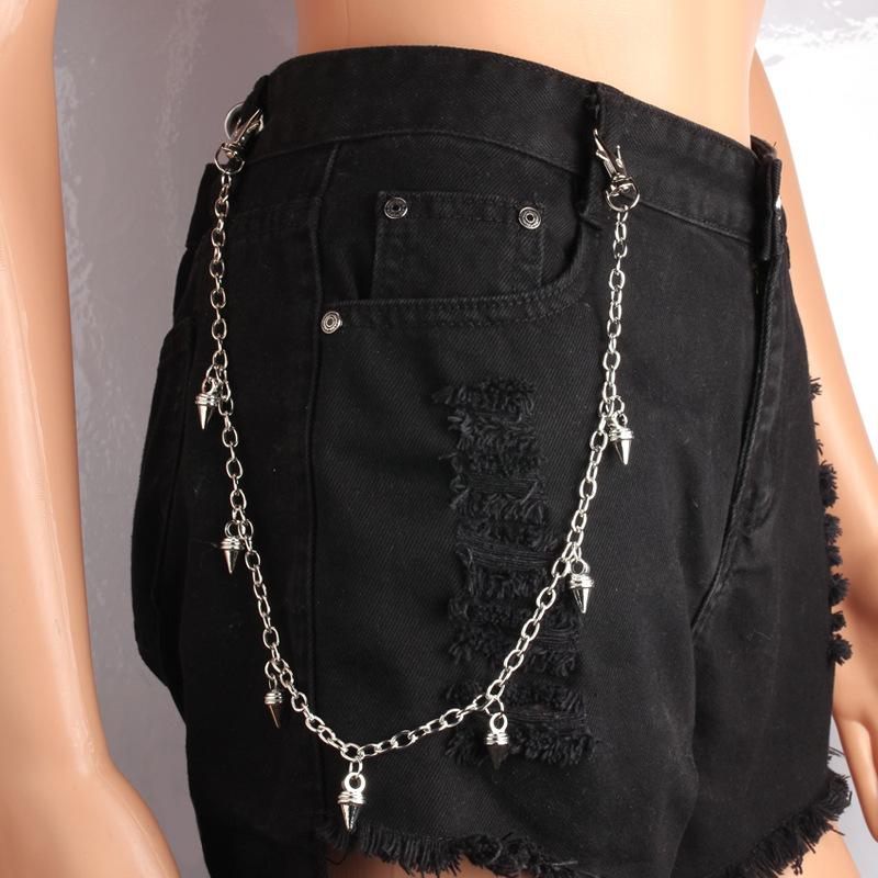 Jewelry Trend Punk Metal Personalized Jeans Chain Versatile Decorative Waist Chain