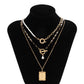 Fashion street shooting millet grain pearl ot buckle necklace female sweet cool metal rose tag pendant