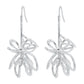 1732 hollow three-dimensional geometric flower earrings ZA fashion metal retro hip-hop punk earrings