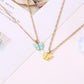 Sweet Butterfly Necklace Acrylic Colorful Sweet Beauty Women's Versatile Clavicle Chain Personality Net Red Trendy Necklace