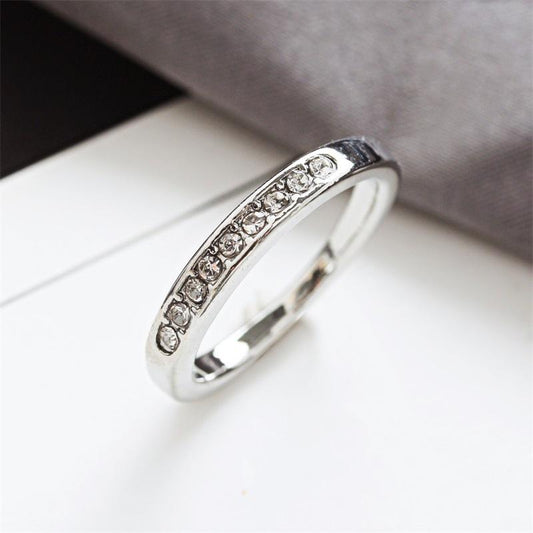 88 Chili Pepper Fashionable Small Single Ring Ladies Diamond Broken Diamond Ring Tail Ring