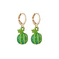 Accessories Fashion Rubber Lacquer Fruit Earrings Cute Carrot Watermelon Strawberry Earrings