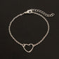 Fashion Heart Shape Alloy Simple Popular Cheap Ladies Peach Heart Jewelry Bracelet