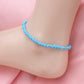 Ornaments Popular Colorful Rice Beads Anklet Female Fashion Handmade Adjustable Foot Jewelry