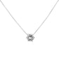 Jewelry fashion simple single zircon necklace sweet micro-inlaid pendant