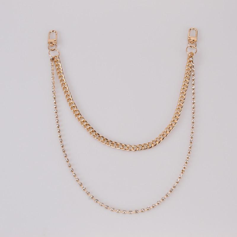 Jewelry Personality Slim Claw Chain Waist Decoration Simple Chain Diamond Multilayer Geometric Waist Chain Pants Chain